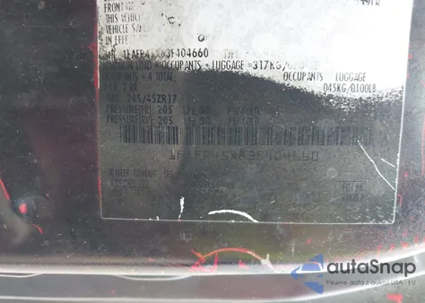 2003 Ford Mustang Gt из США, поврежденный, VIN 1FAFP45X83F404660